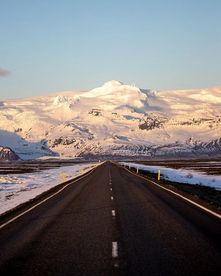 The ring road of Iceland