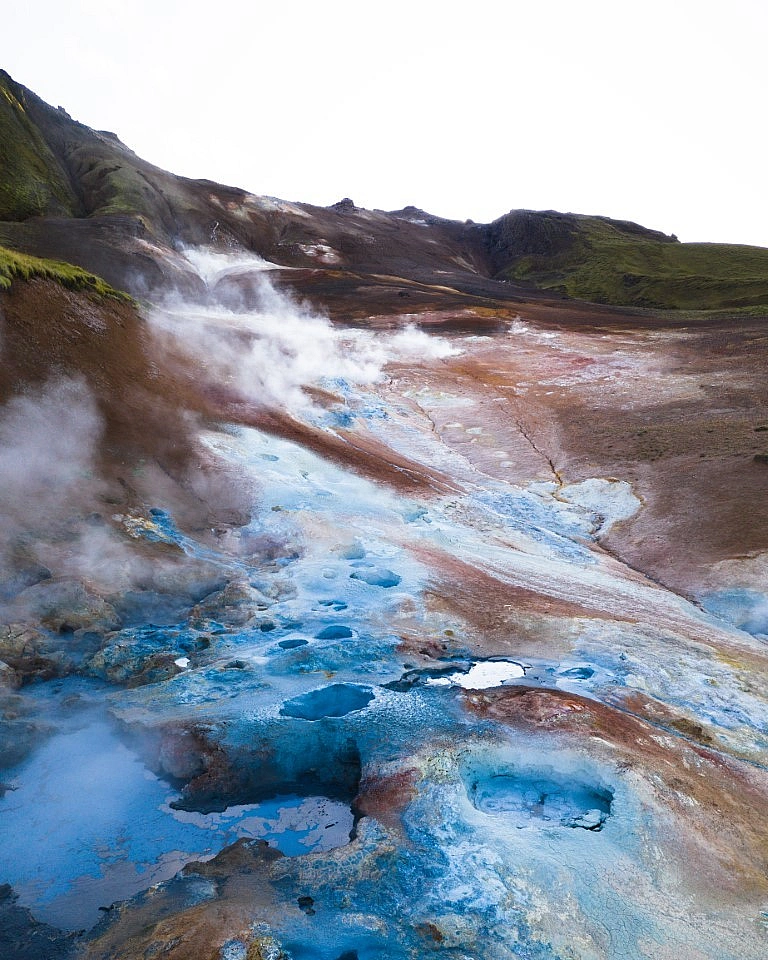 Geothermal area in Iceland