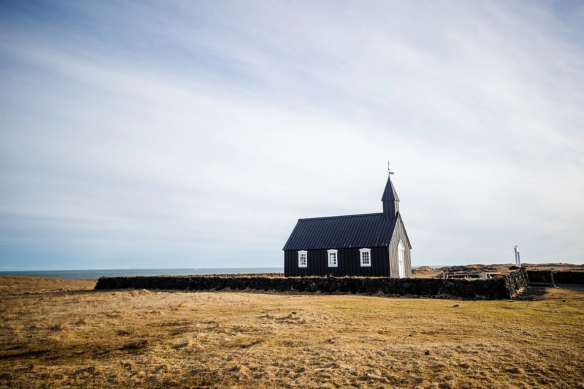 Búðir Church on Snæfellsnes peninsual in Iceland