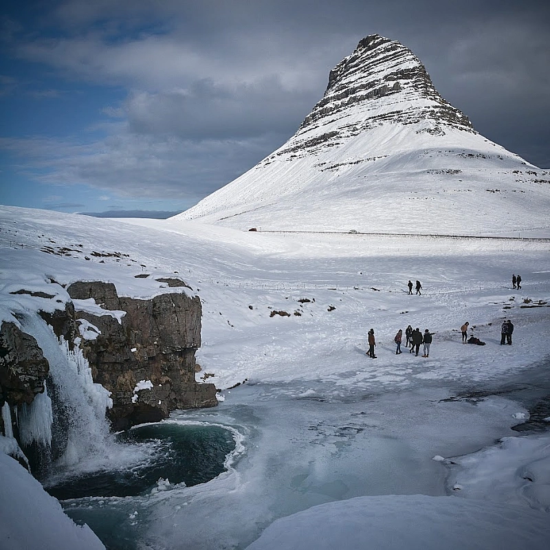 Kirkjufell Mountain on Snæfellsnes peninsula