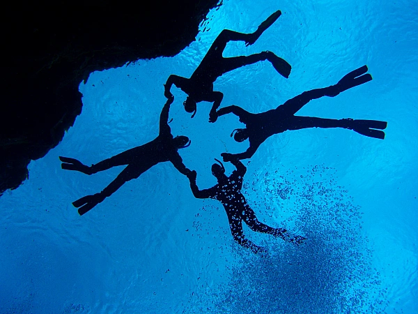 Snorkle in Silfra fissure