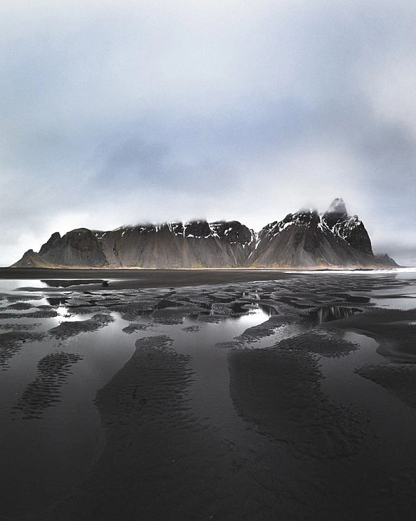 Vestrahorn Mountain in South-east Iceland